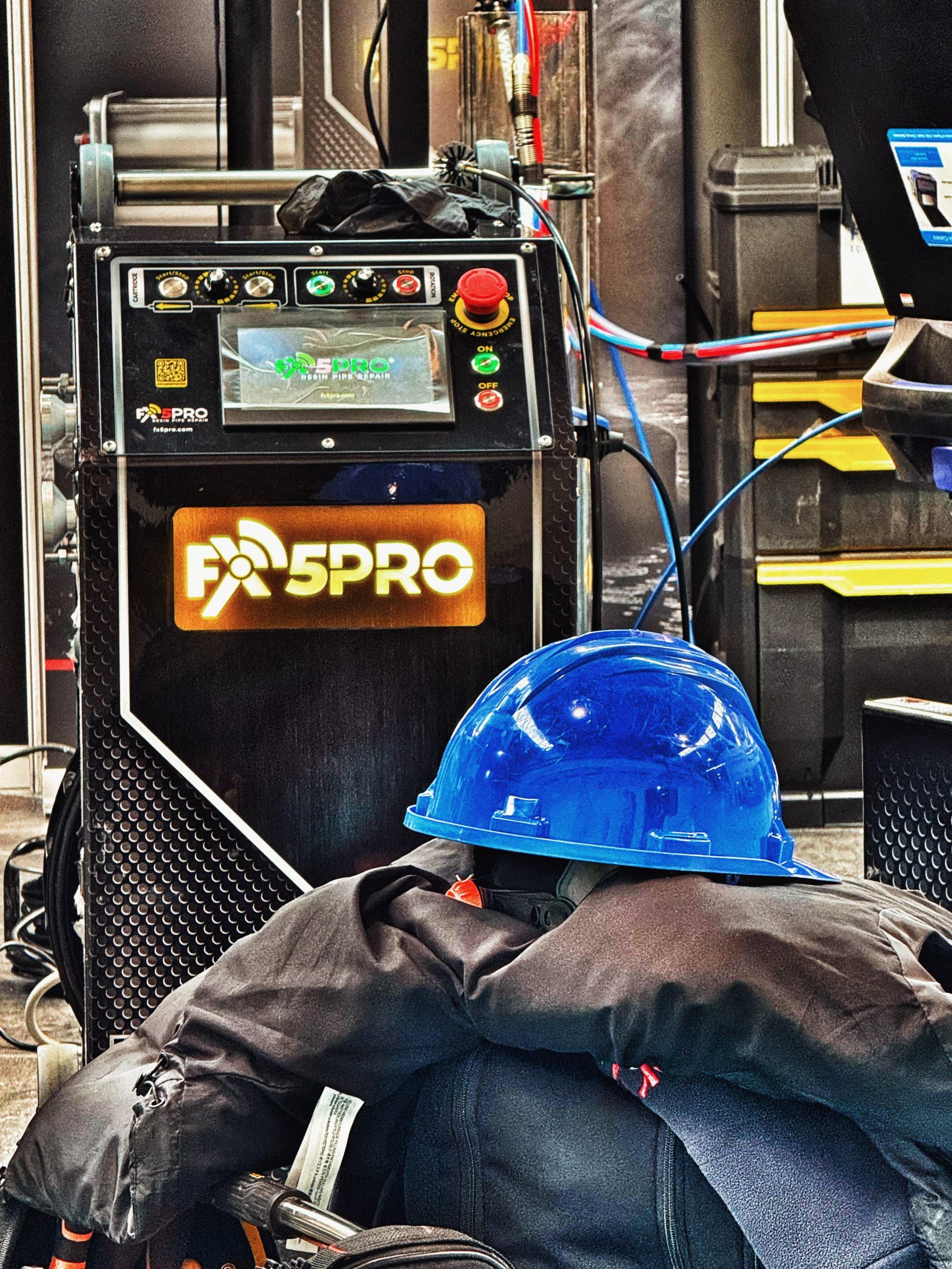 máquinas para reparar tuberías 